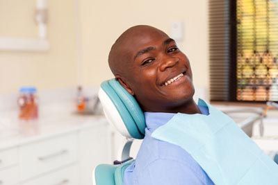 man smiling during his visit to Pinnacle Dental Group